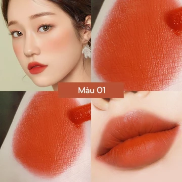 YBN BGF Son kem lì AGAG lâu trôi mịn môi son môi 3 màu siêu chảnh Hàng nội địa Trung 6g ZD-SM28 21 YBN