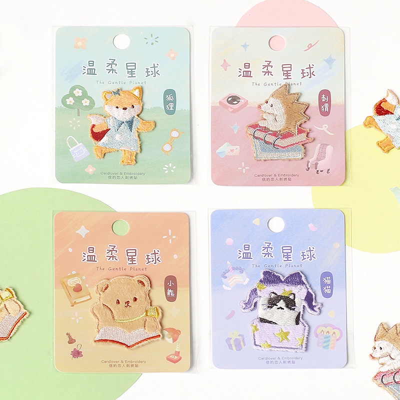 Sticker trang trí balo túi xách quần áo anime chất liệu vải thêu HD134-K51sửa chỗ ố bẩn trên quần áo balô túi xách