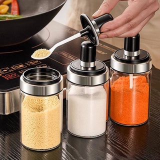 Lọ Đựng Gia Vị, Hũ Gia Vị Thủy Tinh Kèm Muỗng Dung Tích 250ML Mẫu Mới 2022 - #hudunggiavi
