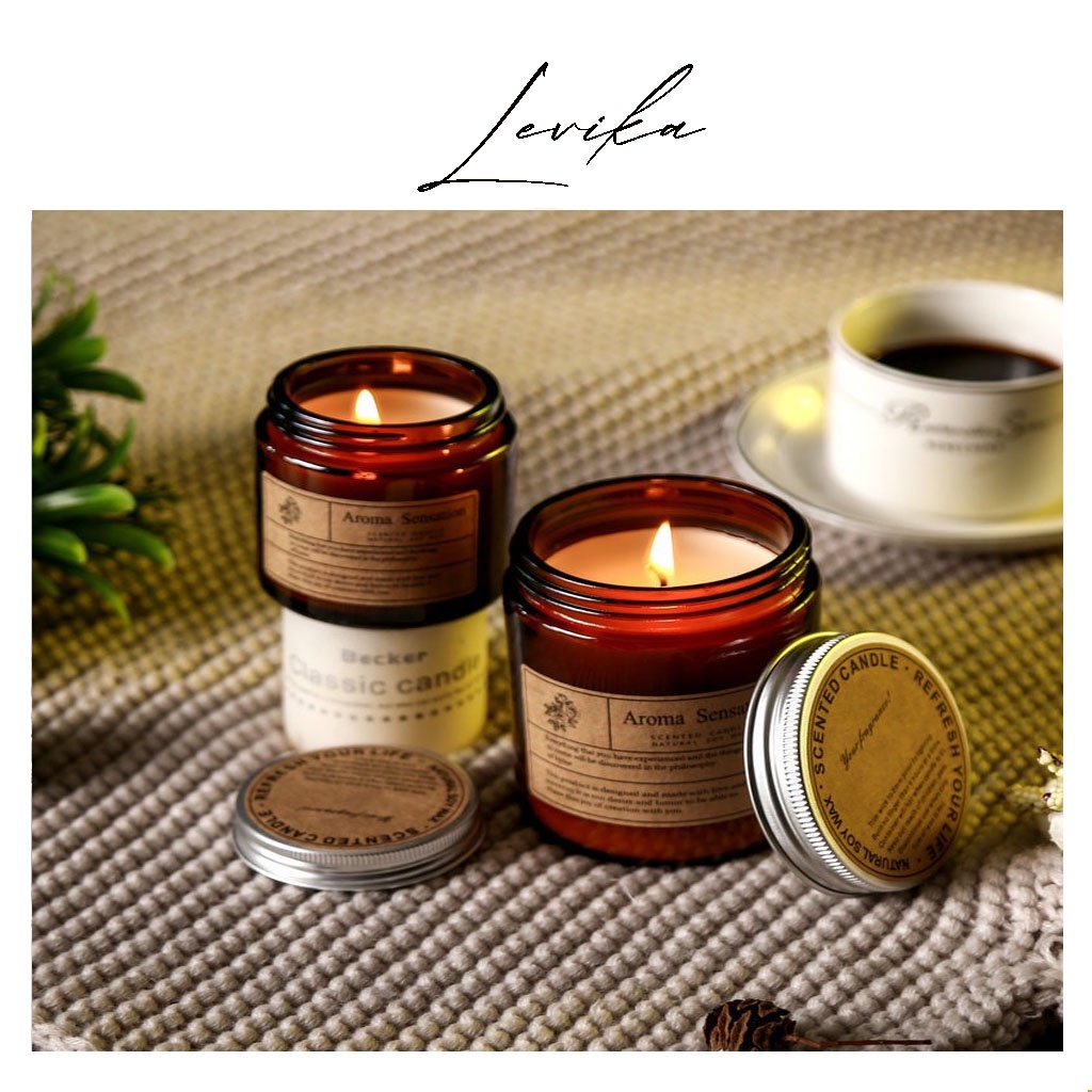 Ảnh Nến Tinh Dầu Thư Giãn Levika, Giảm Stress - Không Khói & An Toàn 1
