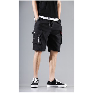 Quần SHORT TÚI HỘP Unisex ,Quân đùi lững khóa dây nai phong cách ulzzang full size C1