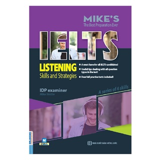 Sách - Combo Ielts Mike's - Tài Liệu Tiếng Anh Thi IELTS 4 Kỹ Năng Nghe Nói Đọc Viết - MCBooks Chính Hãng