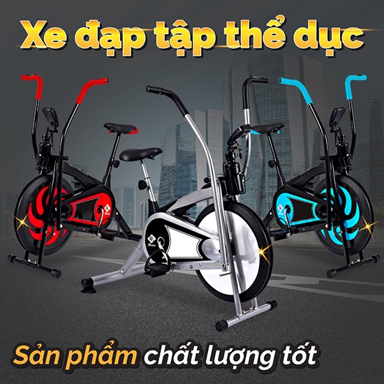 Ảnh BG Xe đạp tập thể dục tay chân kết hợp 8701 RED thiết kế mới 4