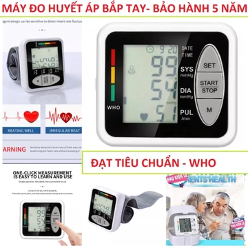 Máy đo huyết áp cổ tay - bảo hành 5 năm mẫu A1 đo nhanh chính xác hàng cao cấp