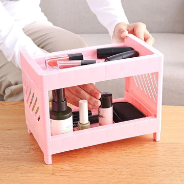Giá đựng mỹ phẩm trái tim cho bé gái kệ đơn giản phòng ngủ mới cho bé gái giá lắp ráp Son môi để bàn