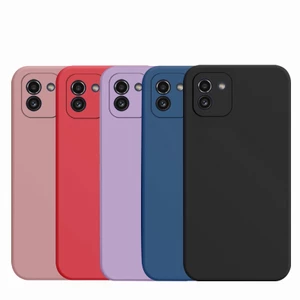 Ốp điện thoại silicon dáng vuông bảo vệ camera cho SAMSUNG GALAXY A03