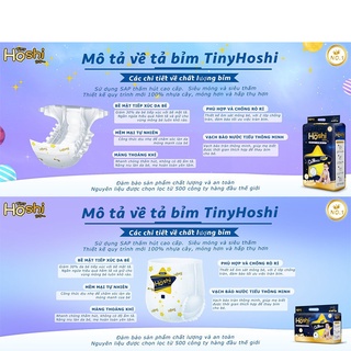 (XẢ KHO)Combo 2 Bỉm/Tã Quần Tiny Hoshi Cho Trẻ Em Bé Sơ Sinh Size M44/L42/XL38/XXL36/XXXL34/XXXXL32