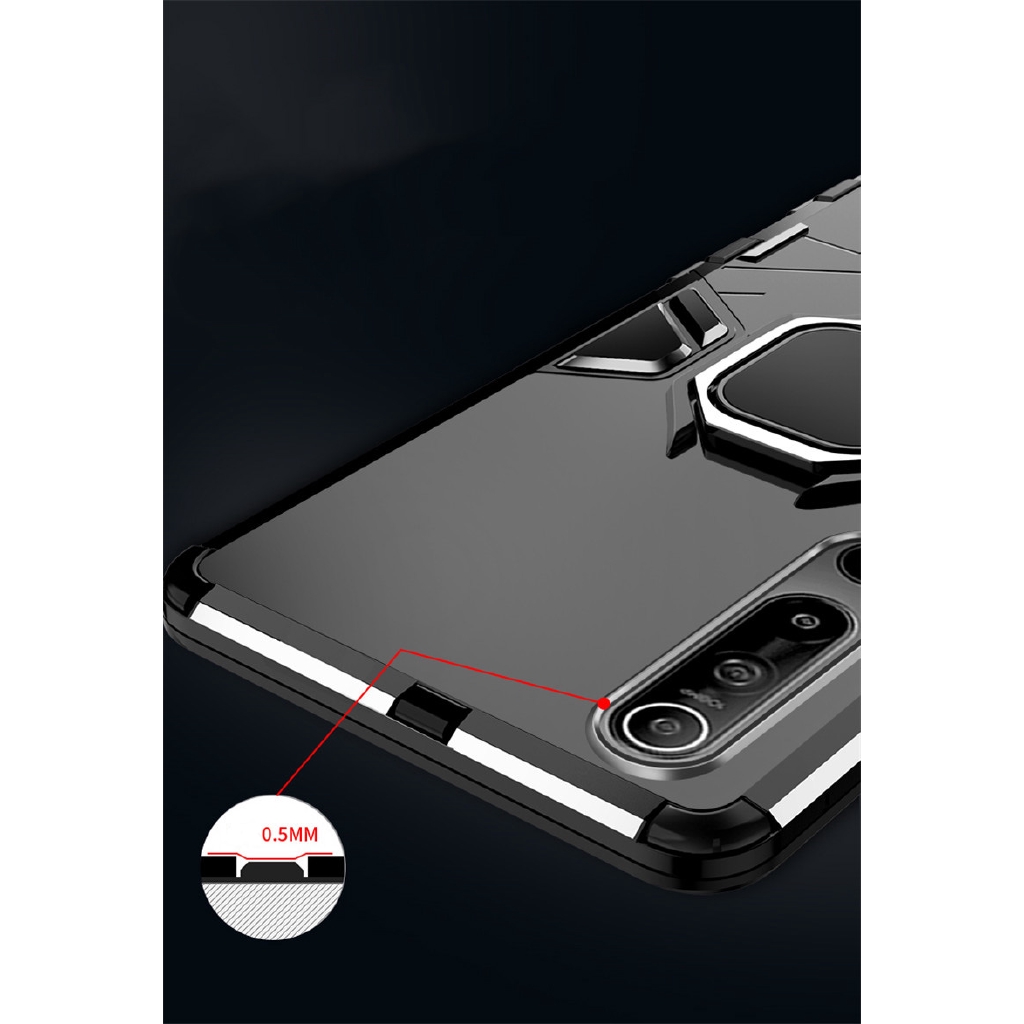 Dành Cho Xiaomi Mi 10 / Mi 10 Pro 5G Vỏ Giáp Chống Sốc Nhẫn Đứng Ốp điện thoại Ốp điện thoại