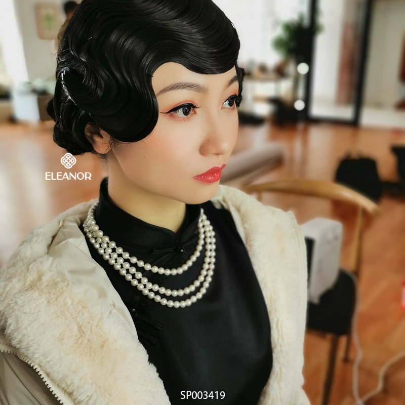 Dây chuyền nữ layer ngọc trai nhân tạo Eleanor Accessories phụ kiện trang sức vòng cổ 3419