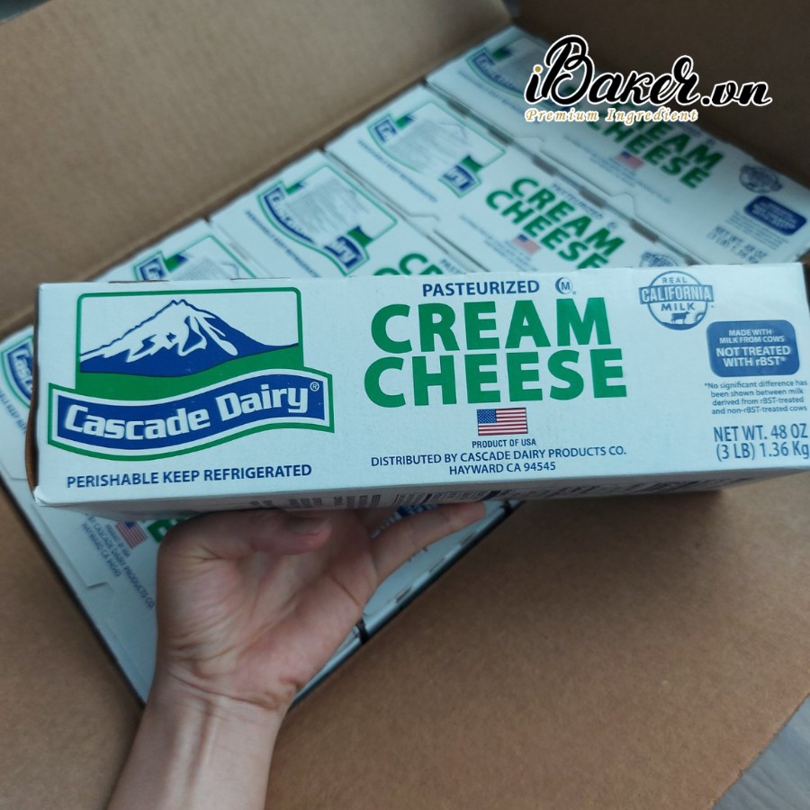 Cream cheese California Cascade Dairy hộp 1.36kg Shopee Việt Nam