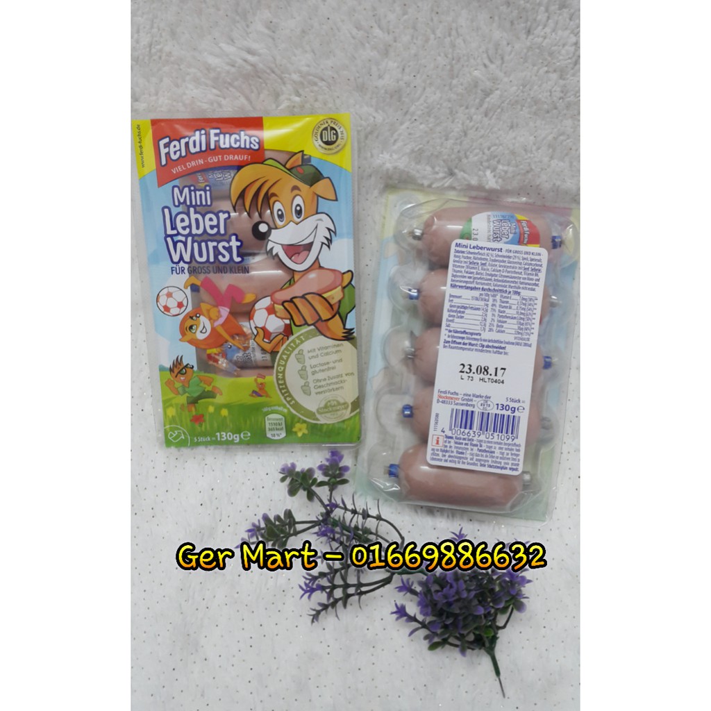 🍀 Xúc xích Ferdi Fuchs Mini Leber Wurst 🍀 | Shopee Việt Nam
