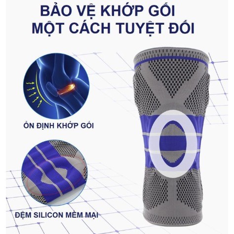 Ảnh Đai Bảo Vệ Khớp Đầu Gối MixSport Có Đệm Gối Và Trợ Lực Khớp Gối Khi Chơi Thể Thao Chạy Bộ 3