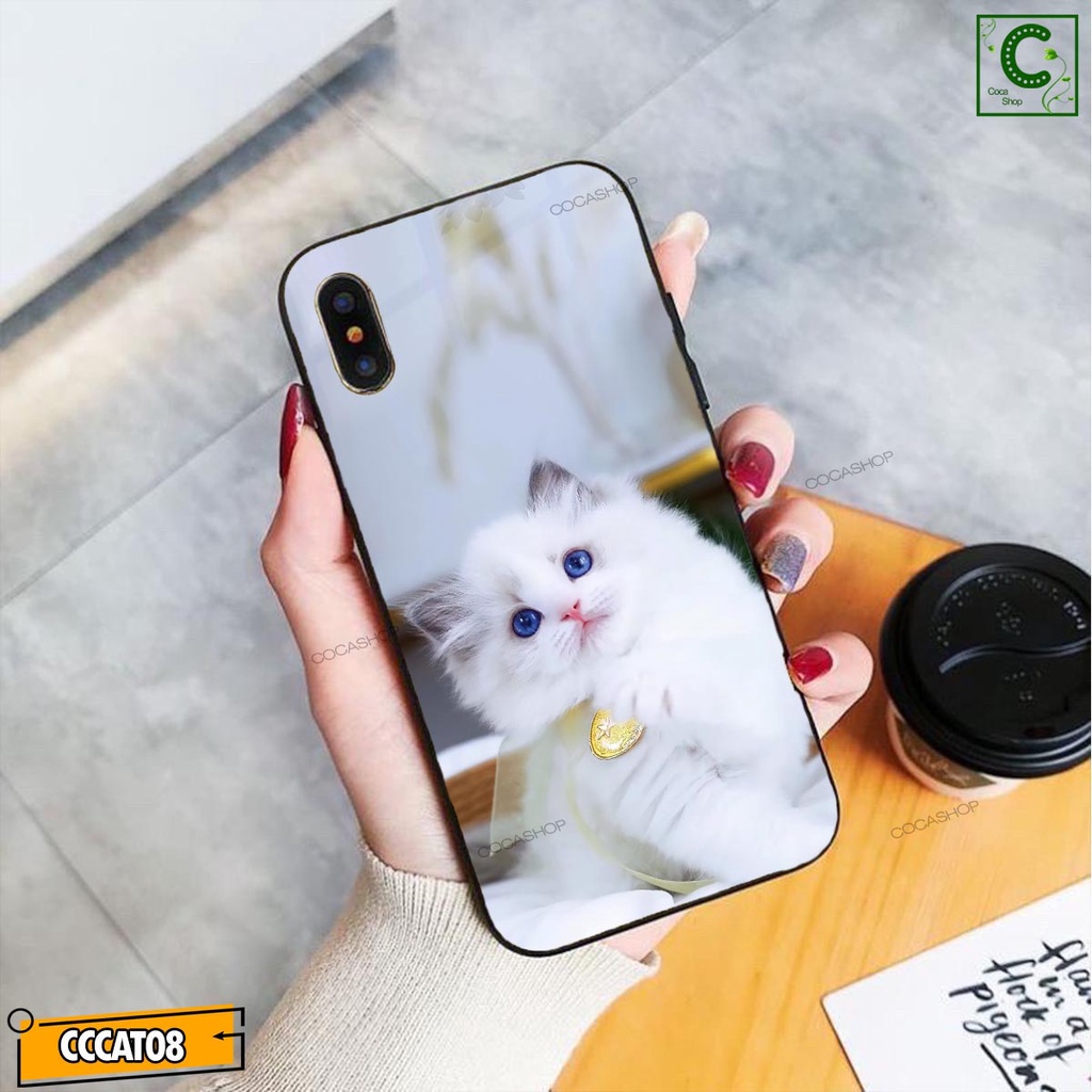 Ốp Lưng iPhone Mèo Trắng Xinh Xỉu