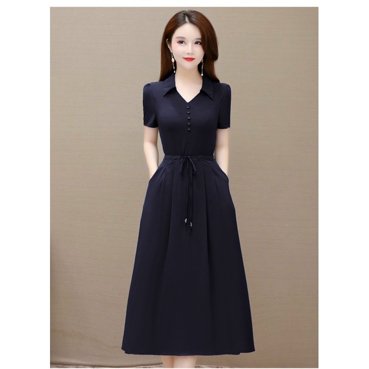 (HCM) Đầm nữ vintage sang trọng lịch thiệp thời trang sang chảnh , sành điệu tôn dáng cho các nàng HIYU STORE
