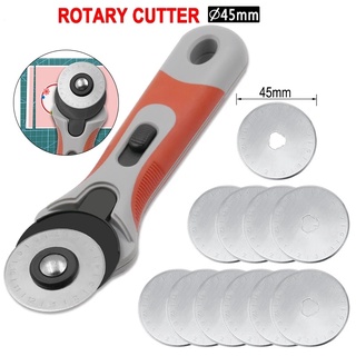 Lưỡi cắt vải 45mm HSS Lưỡi cắt da chắp vá Lưỡi lăn cho Olfa Dafa Đại Pháp Fiskars và Máy cắt con lăn