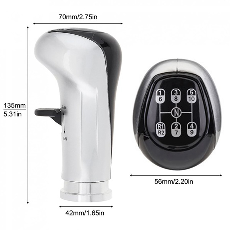 Núm gạt cần số 10 tốc độ+R1+R2 cho xe tải Shacman Delong Sinotruk Howo A7