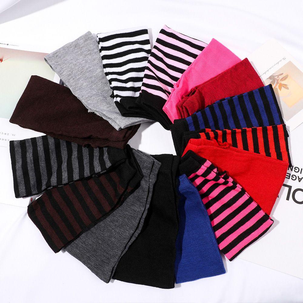 Găng tay khuỷu tay cotton cho nữ và bé gái, thiết kế dài và ấm áp
