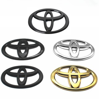 Áp dụng cho Toyota Corolla Camry RAV4 Highlander, v.v. biểu tượng phía trước hoặc biểu tượng phía sau logo mạ ABS