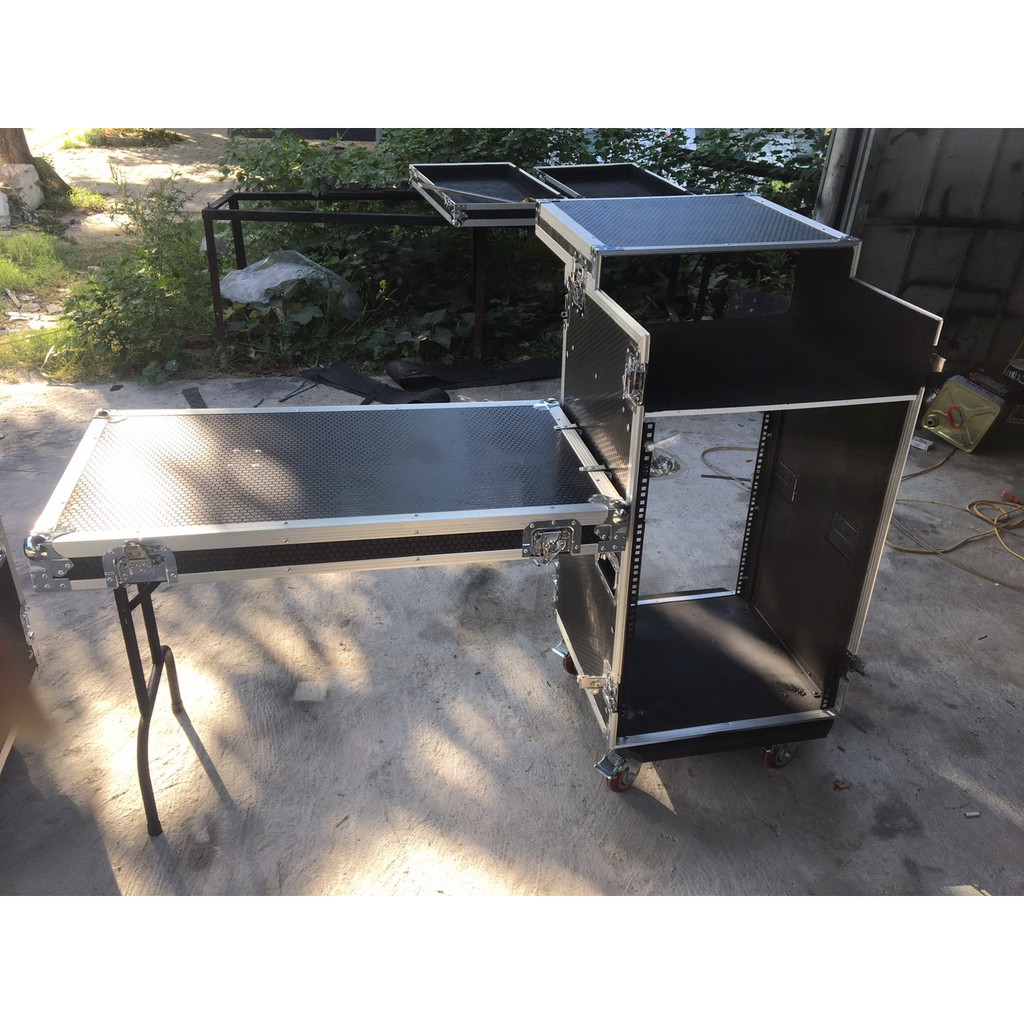 Tủ rack âm thanh sự kiện di động 10U có bàn Mixer và chân | Shopee Việt Nam