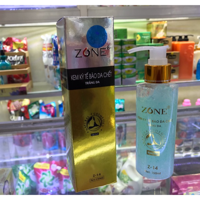 Kem kỳ tẩy tế bào chết trắng da zone 150ml