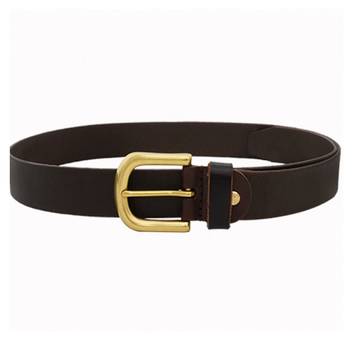 Thắt lưng nam GOAT M369 Nâu Đen 3.5cm