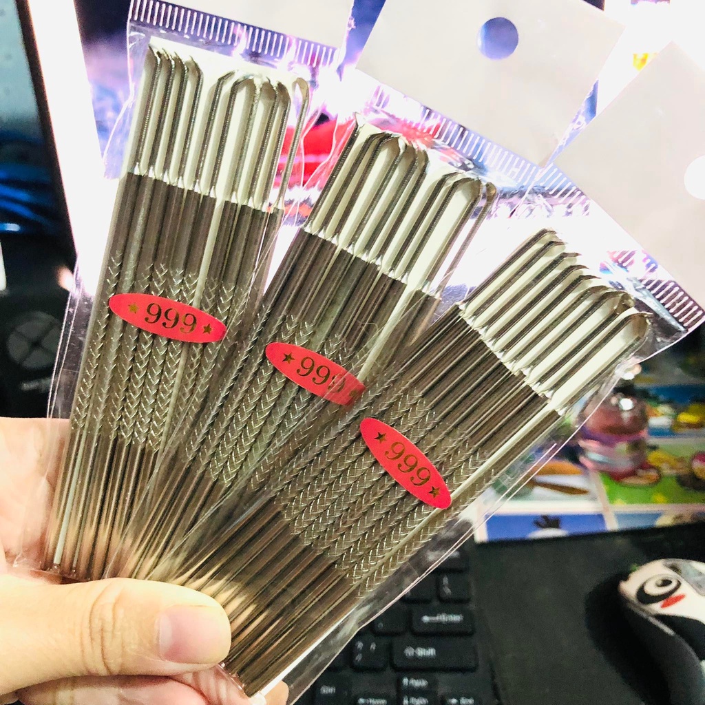 Móc lỗ tai inox,cây lấy ráy tai vĩ 10 cây hiệu 999 | Shopee Việt Nam