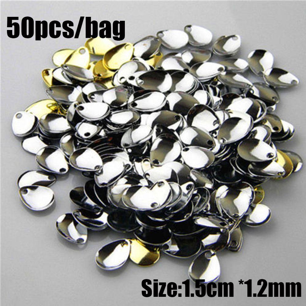 [Hàng về] NATURALHM 50 chiếc Máy thu hút câu cá Xoay lưỡi dao rung Sequin