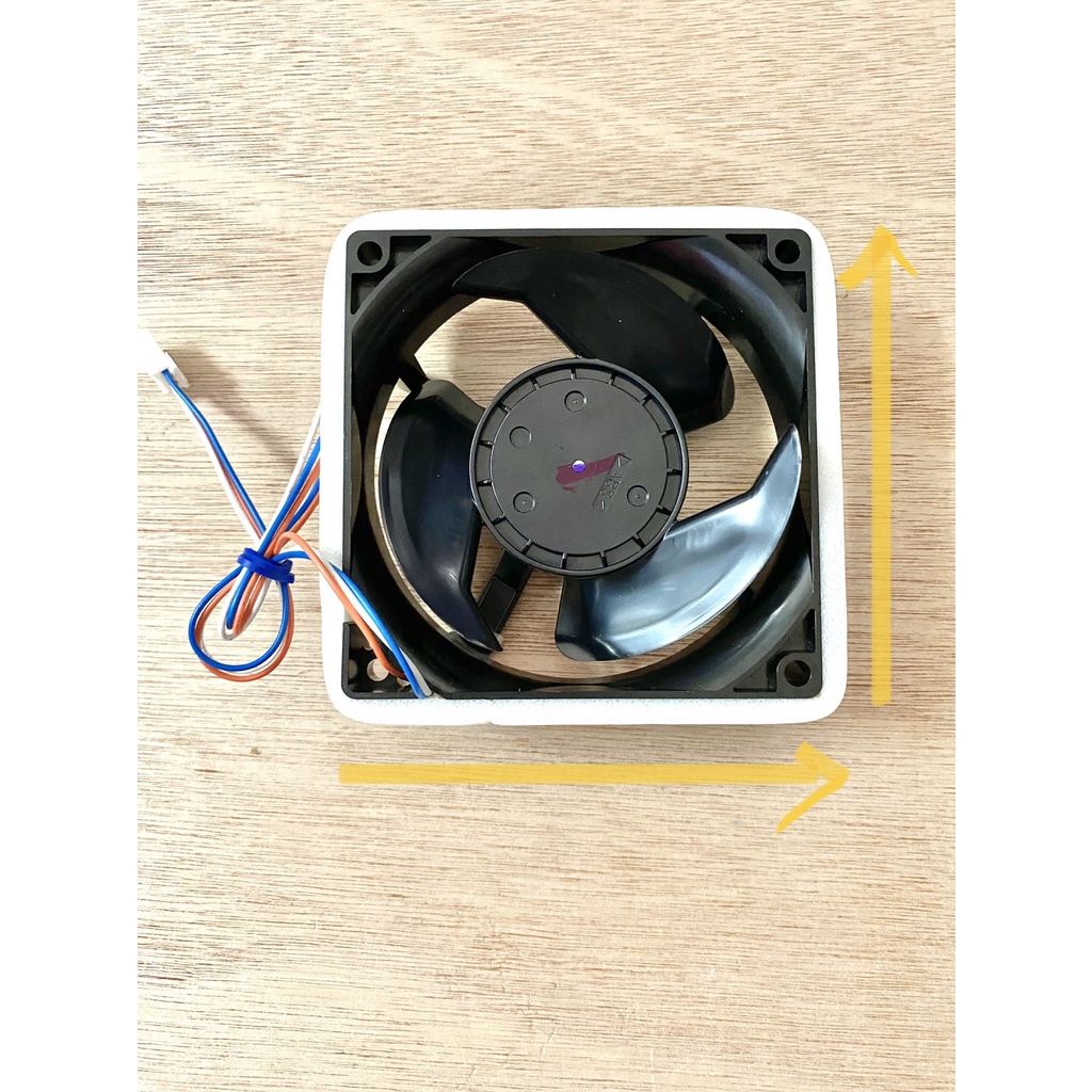 (VTĐL)Quạt tủ lạnh Hitachi 9*9 3 dây DC 12V (hàng hãng)