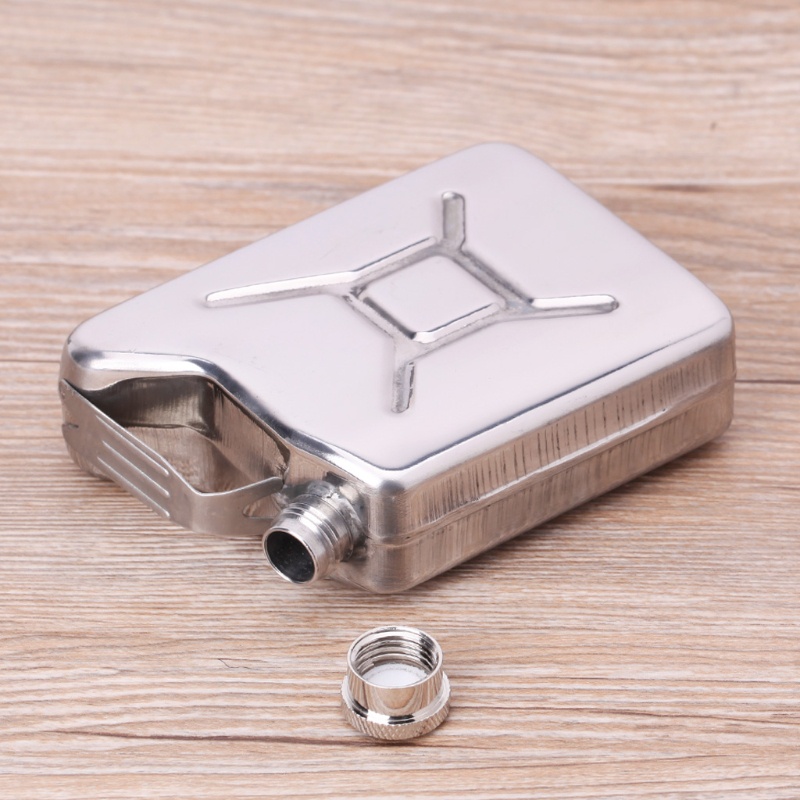 COO 5oz Thép không gỉ Jerry Can Hip Bình Rượu Whisky Bỏ Túi Nam