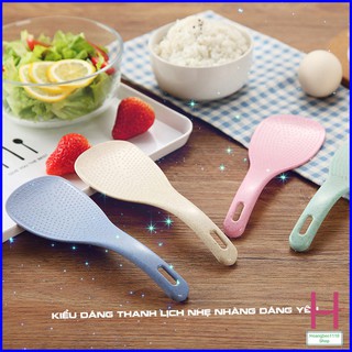 Muôi Thìa Muỗng xới cơm lúa mạch tiện dụng { H }