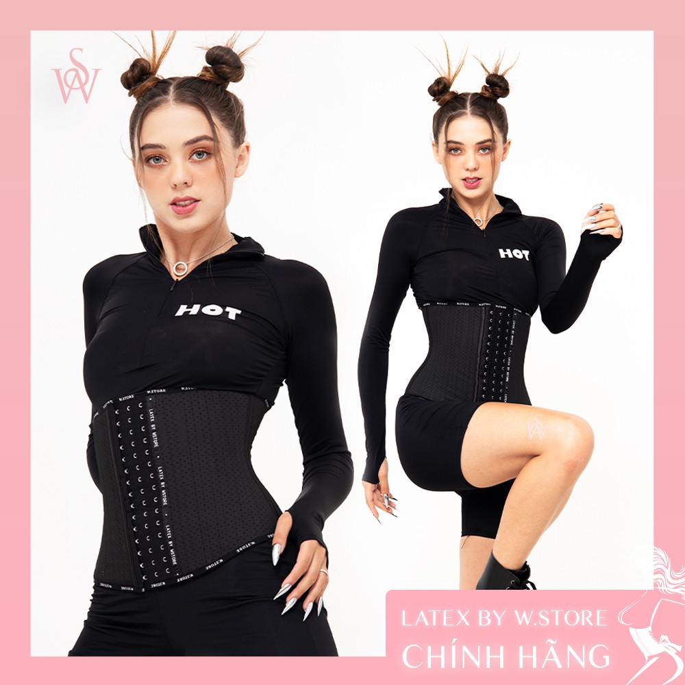 Ảnh Đai Nịt Bụng Latex WSTORE 25 Xương Lưới - Thông Hơi Thoáng Khí - Latex Chuẩn Chính Hãng 2