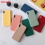 Ốp lưng Samsung Galaxy A11 A01 A91 Màu kẹo đầy màu sắc trơn mờ tươi đơn giản dễ thương Vỏ silicon mềm TPU