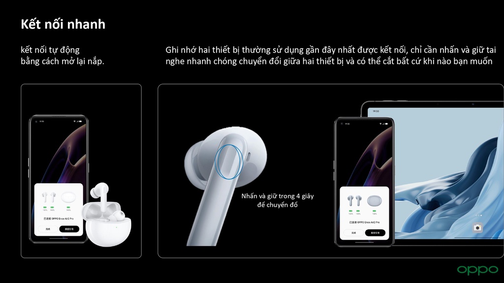 Mô tả Tai Nghe Bluetooth Không dây OPPO Enco Air 2 Pro | Hiệu Ứng Âm Thanh Enco Live | Chống ồn chủ động - Hàng chính hãng - 8