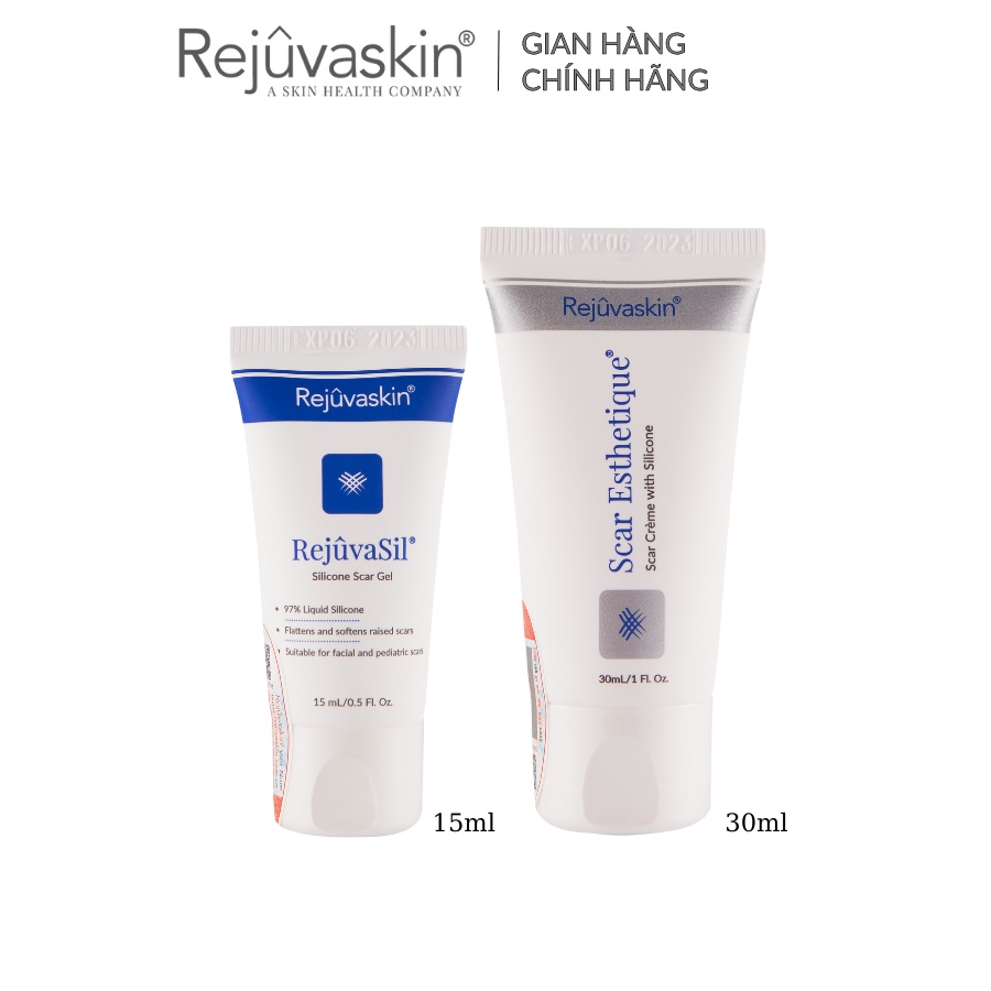 Ảnh Combo chăm sóc da Rejuvaskin ngăn ngừa và xoá bỏ mọi loại sẹo 30ml x 15ml 1