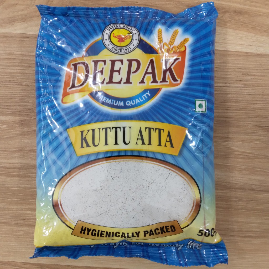 Ohh Deepak Kuttu atta Buckwheat Flour 500G Bột tam giác mạch kiều mạch Indian food Shopee