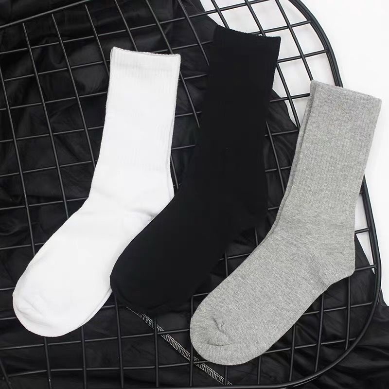 Tất vớ cổ cao nam nữ phong cách Ulzzang Hàn Quốc, chất liệu Cotton thông thoáng co giãn 4 chiều - Ekiu Shop