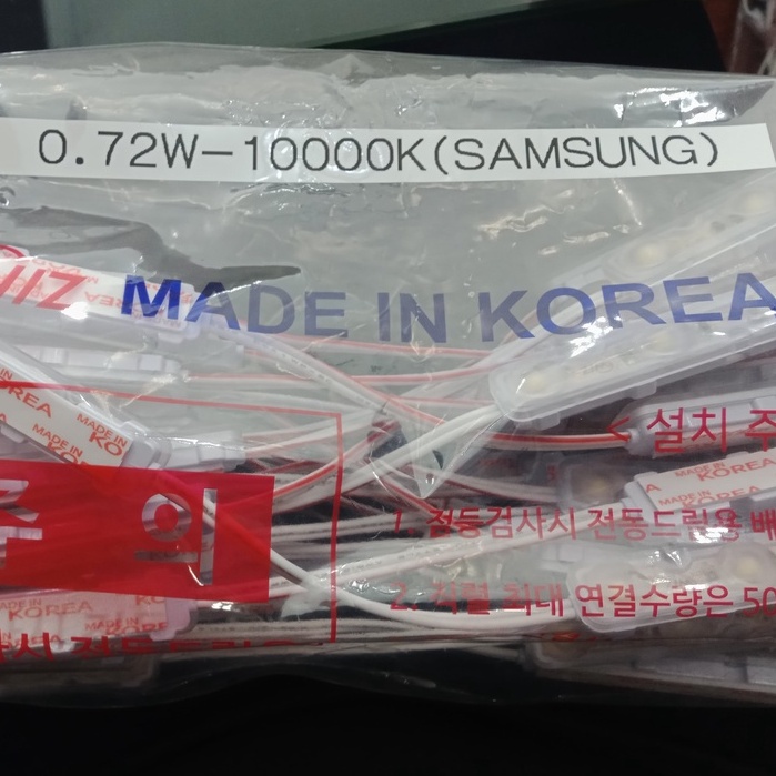 Đèn led Samsung Hàn Quốc 3 bóng điện 12V IP68 màu 10000k chống nước tuyệt đối tuổi thọ siêu bền