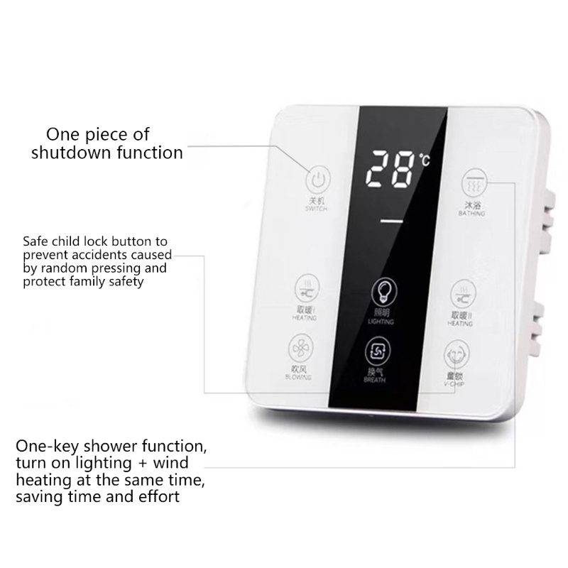 Ổ Cắm Công Tắc 6 Trong 1 Đa Năng Thông Minh Cho Yuba Switch Socket 6 Gang