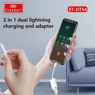 JACK CHUYỂN ĐỔI 2IN1 LIGHTNING EARLDOM OT54 chính hãng