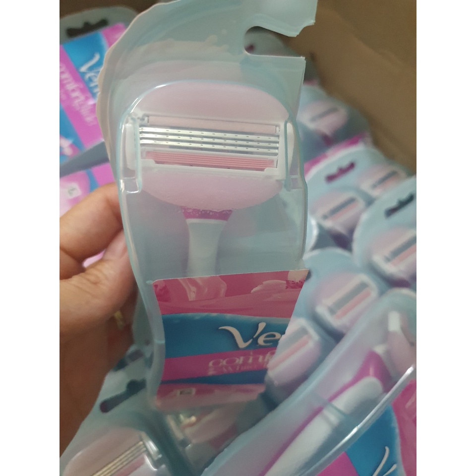 Dao cạo lông nữ Venus Gillette Sensitive Spa bộ 2 đầu dao và 3 đầu dao