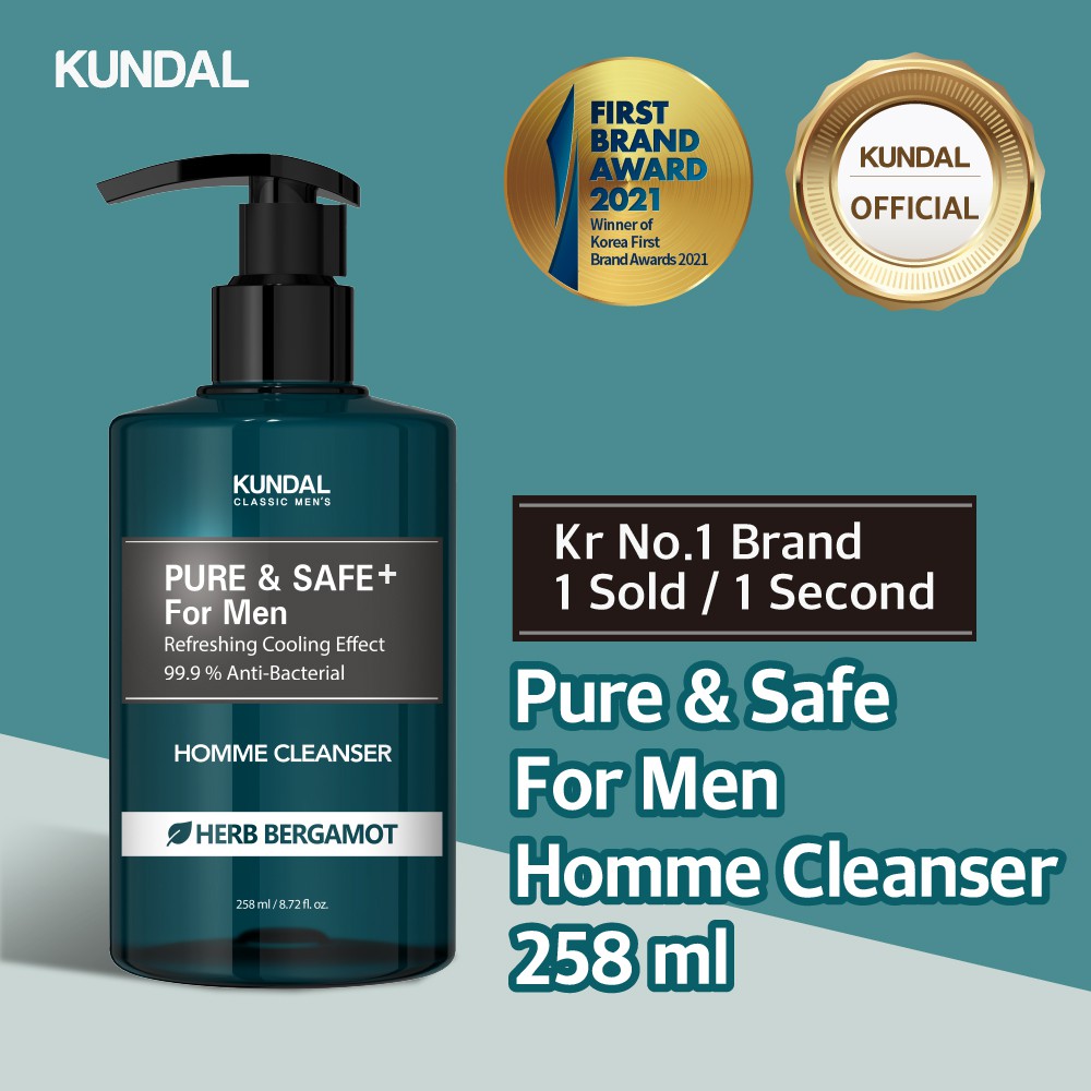 Ảnh Sữa Rửa Kundal An Toàn Tinh Khiết Cho Nam 300ml 1
