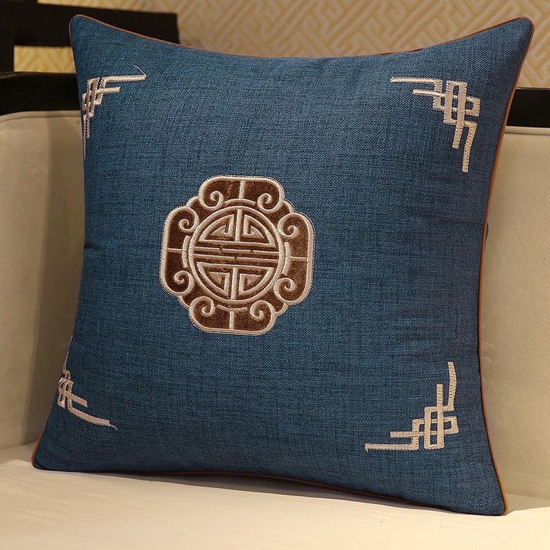 Gối Tựa Sofa Họa Tiết Cổ Điển - Gối Trang Trí Phòng Khách Size 45x45cm - Nhà Shy Home Decor