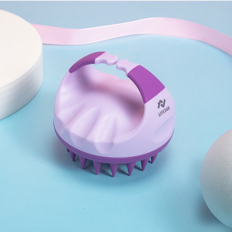 Ảnh Lược Gội Đầu Massage Life360 LE-LGD22 Giảm Gàu, Giảm Rụng Tóc Hiệu Quả - Màu Tím - Hàng Chính Hãng 4