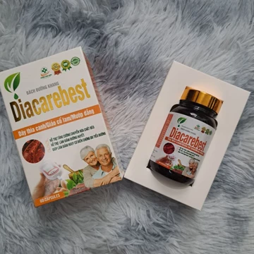 Viên uống đường huyết BÁCH ĐƯỜNG KHANG DIACAREBEST - Giúp giảm đường huyết, giảm nguy cơ biến chứng tiểu đường _Hộp 60v