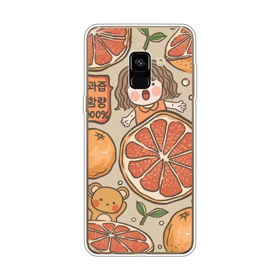 Ốp Điện Thoại TPU Dẻo In Họa Tiết Độc Đáo Thời Trang Cho Samsung Galaxy A8 plus 2018 A6 2018 plus