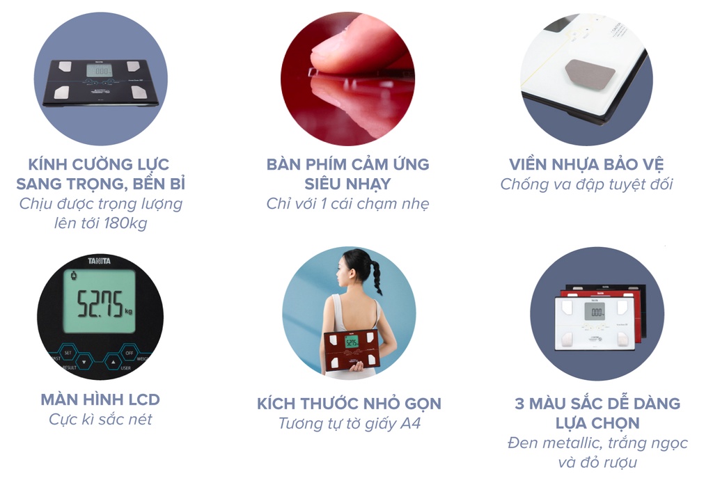 Mô tả Cân phân tích 10 chỉ số cơ thể Tanita BC313 tự động nhận diện người dùng, chính hãng Nhật Bản - 2