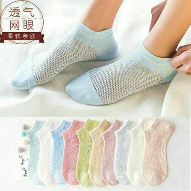 (XẢ KHO GIÁ THANH LÝ )Tất lưới nữ lố 10 đôi nhập dành cho bạn nữ