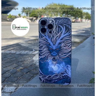 Tấm dán Skin Mặt Sau Rồng Xanh FULL VIỀN Dành Cho 13prm , 12prm , 11prm , x , xsm , ip11 , ip12 , ip13 - FukiShop