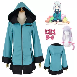 Eromanga Sensei Izumi Sagiri Dây Kéo Trang Phục Hóa Trang Halloween Áo Khoác Áo Khoác Anime