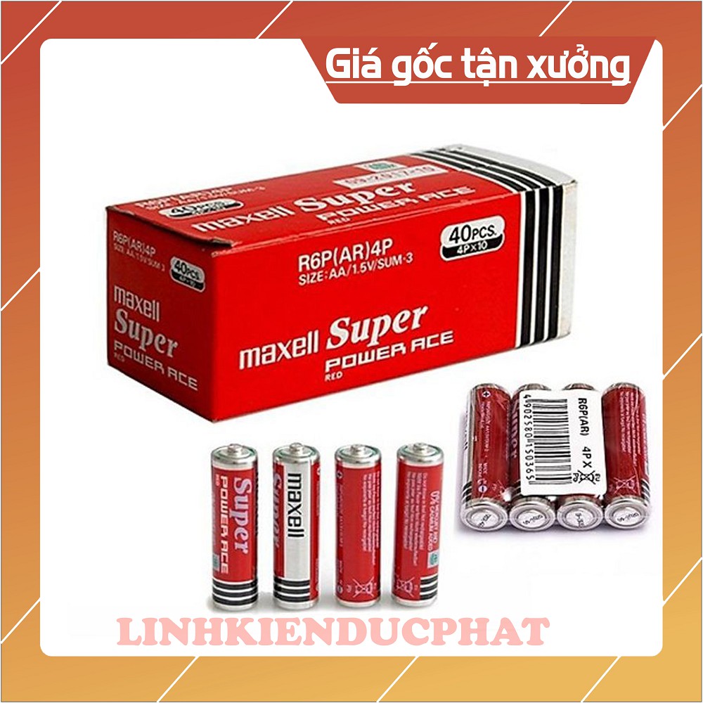 PIN MAXELL AA (HỘP 40 VIÊN) | Shopee Việt Nam